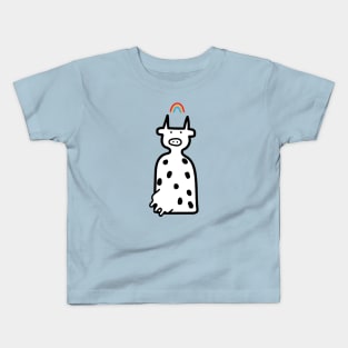 Moo Rainbow Kids T-Shirt